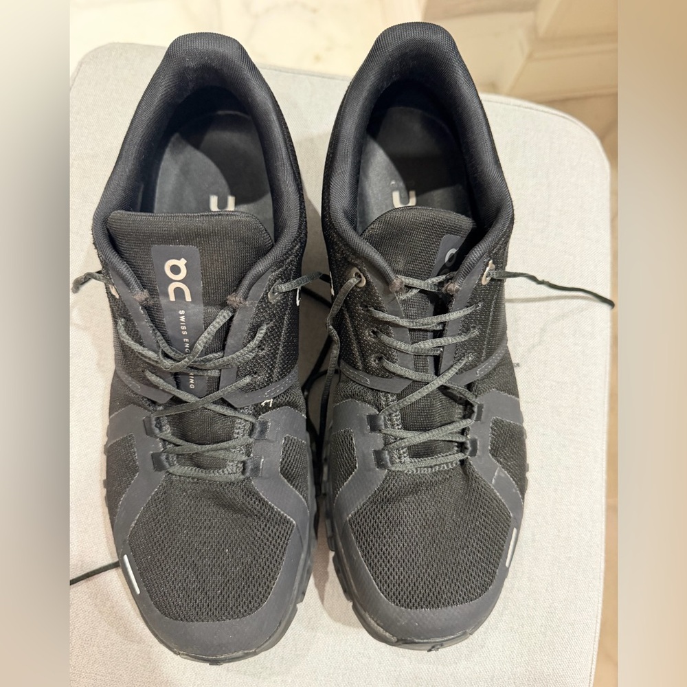On Cloud Running Women's Black Athletic Shoes